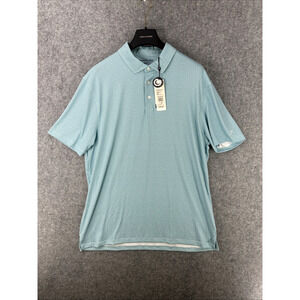 NWT Kenneth Cole Golf Men's Size XL Aqua Blue Polo Athletic Shirt UPF 50+ $59